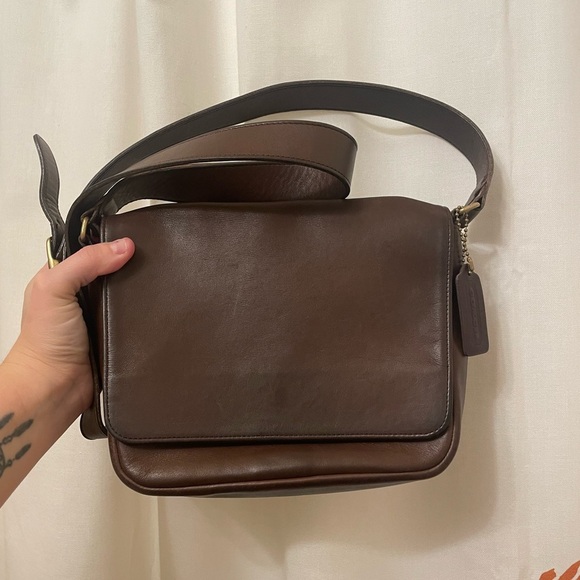 Coach|| Vintage Manhattan Lightweights Bistro Shoulder Bag from 1994, Rare,Brown - Picture 2 of 13